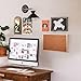 Office Works Cork Bulletin Board with Pinewood Frame, Versatile Wall Mount Cork Board, Ideal for Office, Classroom, and Home Use, Classic Beige, 12