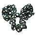 Polytree 5pcs Cute Girls Women's Big Polka Dot Rabbit Ear Hair Bow Tie Bands Ponytail Holder