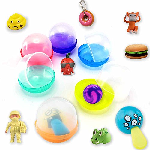 Treasure Chest MYSTERY Mix Toys in 1 Inch Vending Capsules - 250 Count, with Display
