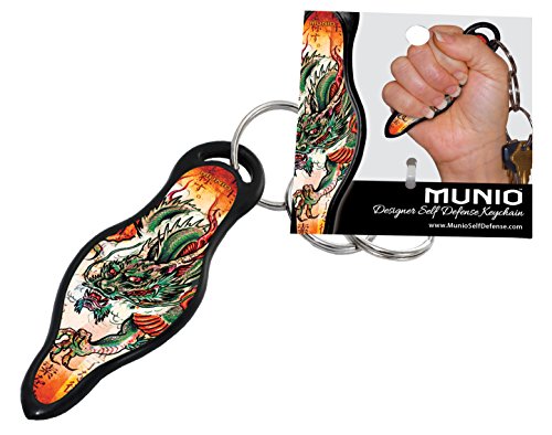 MUNIO Designer Self Defense Kubotan Keychain with Ebook (Dragon Legend) - Thumbnail 2