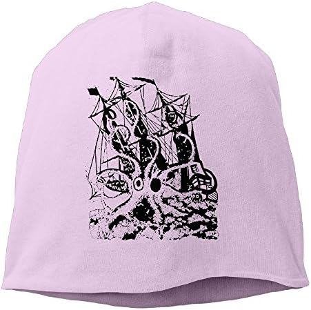 HNJI0JIAA Particular Unisex-Adult Sea Monster Kraken - Giant Squid Creature Hedging Caps Pink