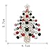 Maggie 9 PCS/Pack Rhinestone Crystal Christmas Brooch Pin Set for Christmas Decorations Ornaments Gifts