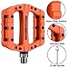 RockBros Lightweight Mountain Bike Pedals Nylon Fiber Bicycle Platform Pedals for BMX MTB 9/16