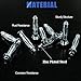 Glarks 30Pcs 5x52MM Heavy Duty Zinc Plated Steel Molly Bolt Hollow Drive Wall Anchor Screws Set for Drywall, Plaster and Tile (M5x52)