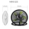 UKHONK-6-Inch-Portable-USB-Powered-Desk-Fan-Personal-Cooling-FanSmall-Table-Fan-Cooling-Fan-with-2-Speed-Adjustable-HeightGreat-for-Desktop-Office-Travelling-Camping-Fishing-HomeBlack UKHONK 6 Inch Portable USB Powered Desk Fan Personal Cooling Fan,Small Table Fan Cooling Fan with 2 Speed & Adjustable…