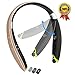 [Newest Design] Foldable Bluetooth Headset, Senbowe™ Upgrade Wireless Neckband Bluetooth Headset with Retractable Earbud and Foldable Design for iPhone, Android, Other Bluetooth Enabled Devices