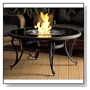 The Outdoor GreatRoom Company 42-Inch Glass Fire Pit Table