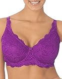 QT Intimates Women's All over Lace Underwire Bra