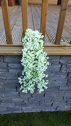 Best Artificial 80cm White Trailing Flower Garland Hanging Vine String Plant (6)