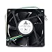 Delta 120mm High CFM Fan AFB1212SHE High Speed 12V DC 120mm 3Pin PC Computer Fan with Metal Finger Guard Grill
