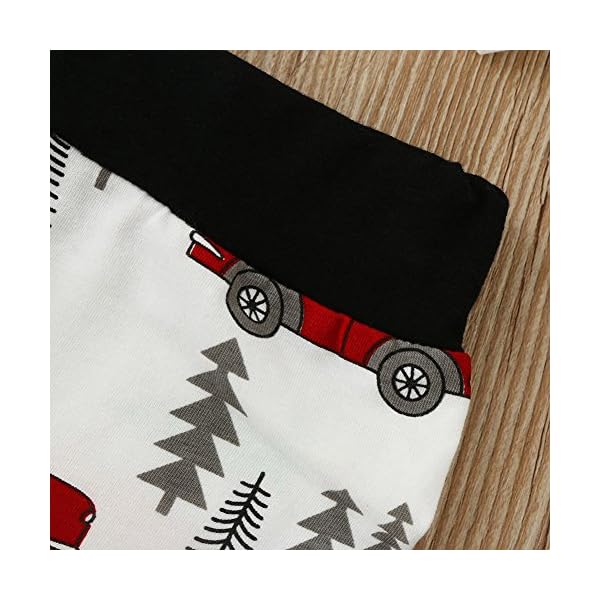 Newborn Baby family outfits Romper Tops +christmas tree Pants Outfit 3Pcs Set - Image 7