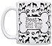 ThisWear Dog Owner Gifts Best Boston Terrier Mom Ever Paw Pattern Gift 11oz Ceramic Coffee Mug with Handle