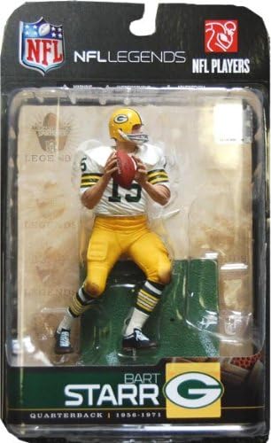 McFarlane Toys Action Figure - NFL Sports Picks Legends Series 5 - BART STARR (White Jersey)