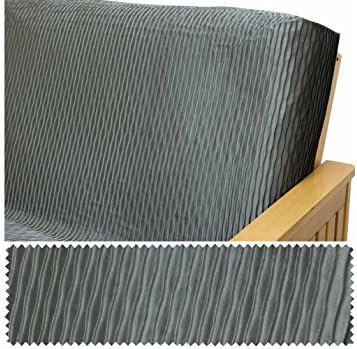 Creased Graphite Full Futon Cover 254