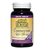 Natural Factors Coenzyme Q10 100mg 150 Capsules Bonus