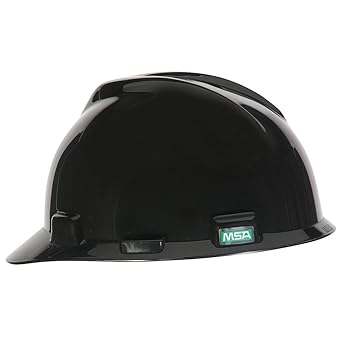 msa black hard hat
