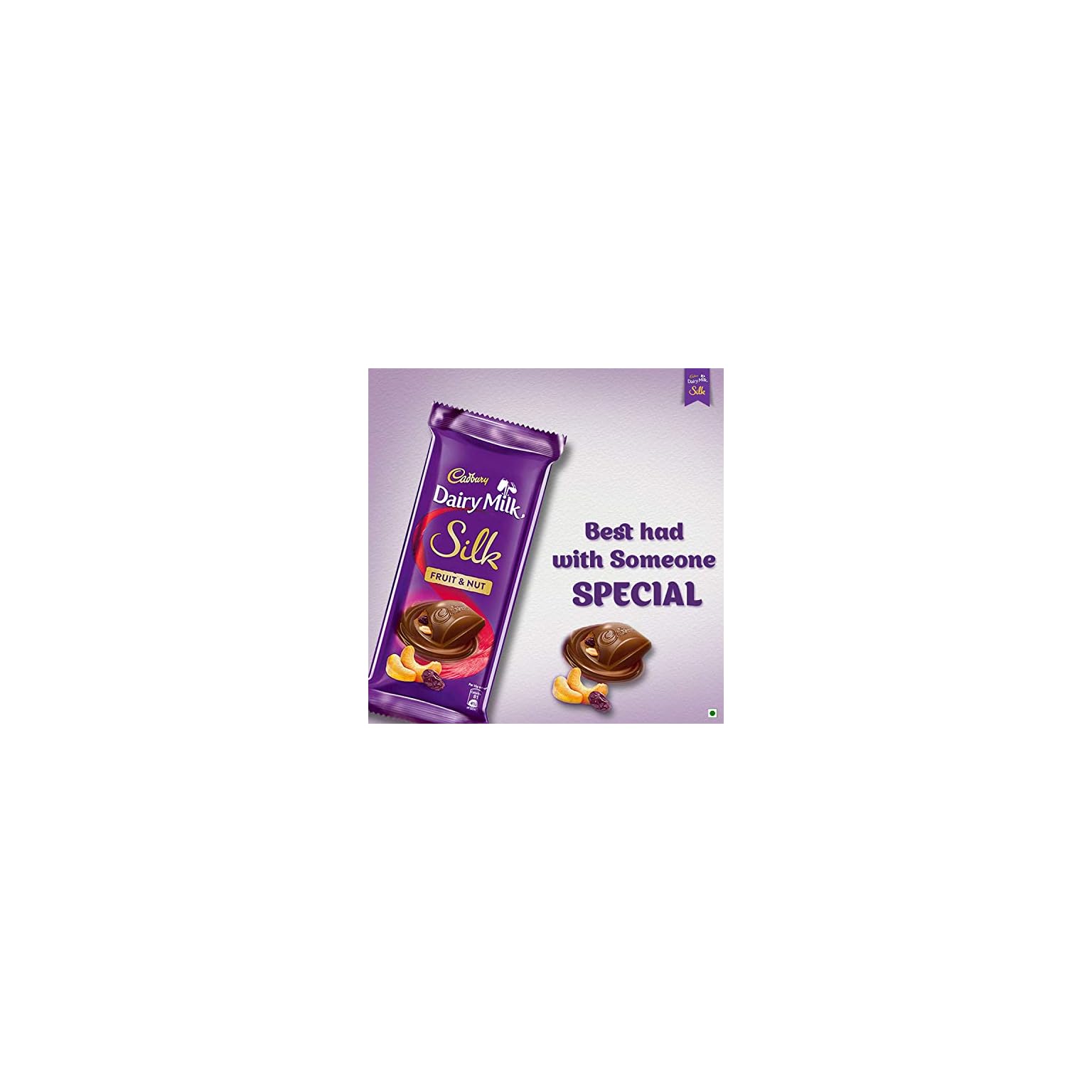 Cadbury Dairy Milk Silk Fruit and Nut Chocolate Bar, 137g (Pack of 3