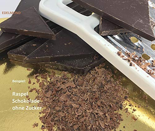 Kakaobohnen Mus von Edelmond Bio/Keine Schokolade: unter 1% Zucker/Bitter Vegane Kuvertüre zum schmelzen (175g) – Bild 4