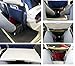 Folding Travel Foot Rest for Long Haul Flights. With Luxury Memory Foam Foot Pillow. Black