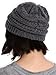 Tough Headwear Cable Knit Beanie - Thick, Soft & Warm Chunky Beanie Hats for Women & Men - Serious Beanies for Serious Style