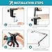 Neewer Overhead Video Stand Phone Mount Table Top Scissor Arm Stand with Phone Clamp and Remote Control for Baking Crafting Demo Drawing Sketching Recording, Live Streaming, Online Teaching