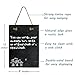 Sweese 3201 Slate Chalkboard Sign - Frameless with Vintage Rope, 12 x 8 Inches