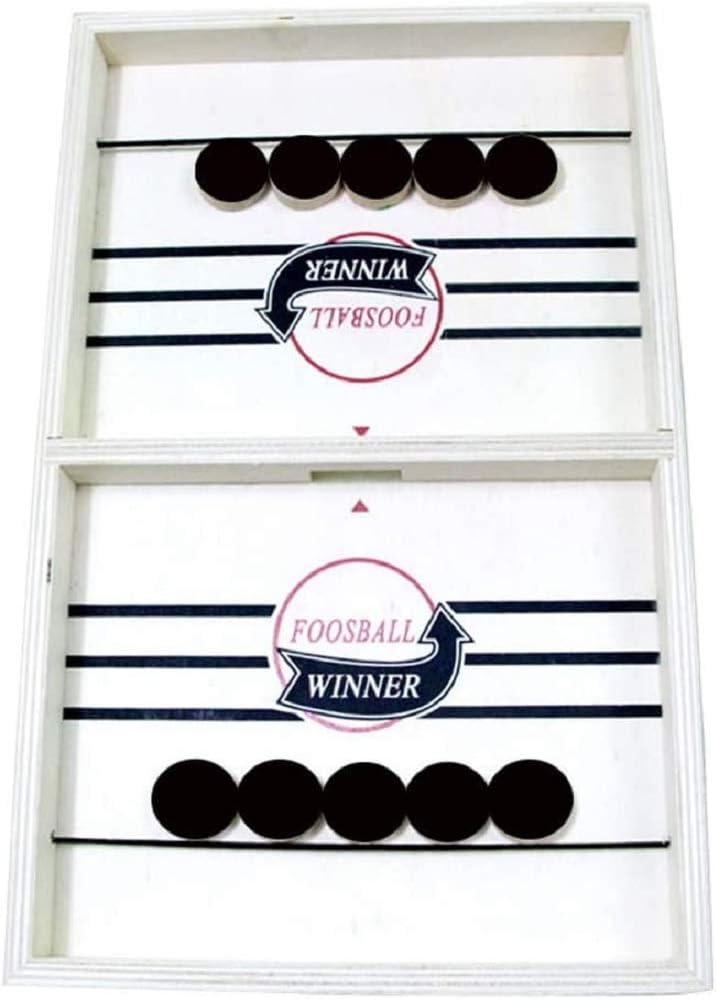 Rapid-Shot Tabletop Board Game - Fast Sling Puck Game Paced SlingPuck Winner Board Family Games Toys for Adults Child