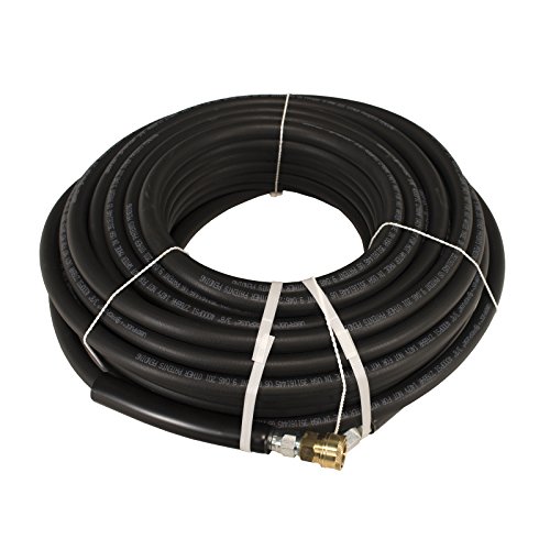 Schieffer Co. Propulse 4000 PSI 3/8" x 100' Uberflex Non Marking Pressure Washer Hose with Couplers