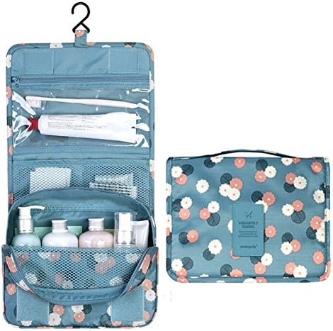Portable Multifunction Travel Cosmetic Bag Waterproof Makeup Travel Bag Hanging Travel Toiletry Bag For Women Men Travel Toiletry Organizer Toiletry Kit