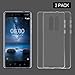 Nokia 8 Case, 2 Pack SPARIN Shock Absorbing, Ultra Slim, Transparent Soft TPU Case Cover for Nokia 8, 5.3 inch, Crystal Clear