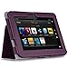 CaseCrown Bold Standby Case (Purple) for Amazon Kindle Fire HD 8.9 Inch (Built-in magnet for sleep / wake feature)