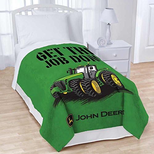 John Deere Plush Blanket(Get the Job Done) by Johnd Deere
