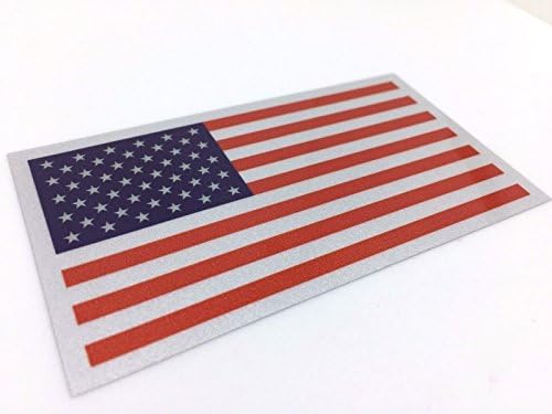 American Flag Car Sticker Vinyl Decal (Red/Blue/White)