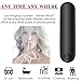 Vibrator Clitoris and G-Spot Nipple Stimulator Vibrate Massager Bullet Vibe Orgasm Vagina Dildo for Travel USB Rechargeable Portable Waterproof Vibrating Wand Adult Sex Toy (Black)