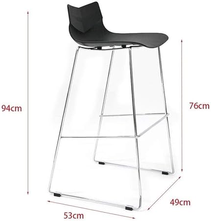 Ylsp Retro Bar Stools Office Counter Stools Black Metal Frame Bar Stool Breakfast Bar Stools Office Chairs Kitchen Party Amazon Co Uk Kitchen Home