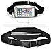 Running Belt Waist Pack, Black-Fits iphone 6 & 6 plus, Samsung, most android smartphones. Touchscreen compatible, waterproof. Flip Belt use as Money waist pouch. 2 sizes available- 4.7