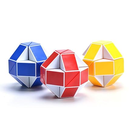 EDTara 1PC Kids Student Educational Variety Twisting Magic Cube Game Puzzle Toy Random Color