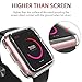HYKS Compatible with Apple Watch Case 4 44mm, Soft TPU Compatible with Apple Watch Protector Compatible with iWatch Cover Compatible with Apple Watch Series 4