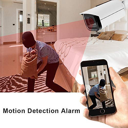 6MP HD Security POE IP Camera IPC-HFW4631H-ZSA, 2.7-13.5mm Motorized Varifocal Lens 5X Optical Zoom, Outdoor Network Surveillance Bullet Camera, Built-in MIC,Micro SD Card,197ft Smart IR,WDR,IP67 ,ONV
