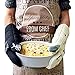 AIYUE Oven Mitts Thick Cotton Kitchen Oven mitt | Funny Cat Oven Gloves with Long Sleeves | Heat Resistant to 482 °F | Machine Washable | Suitable for Cooking Baking BBQ