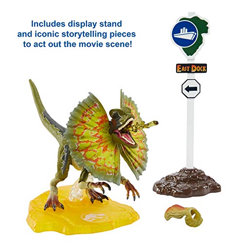 Jurassic World GPG93 - Jurassic World Amber Collection Dilophosaurus, Spielzeug ab 8 Jahren – Bild 3