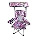 Kid's Folding Chair with Canopy and Durable Carry Bag Purple Unicorn