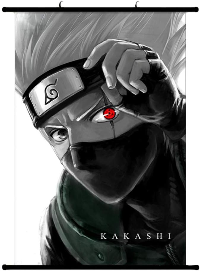 Bowinr Naruto Wall Scroll Poster, Japanese Anime Naruto Shippuden Fabric Painting Home Decor for Kids Teens Adults and Anime-Fans( 30x45cm Style 05)