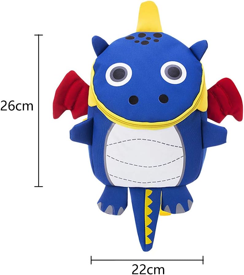 Moonlove Kids Toddlers Cute Dinosaur Walking Safety Harness Backpack Baby Walker's Bag With Safety Reins Belts Travel Bag Cartoon Nursery School Backpack for Boys Girls - Image 4