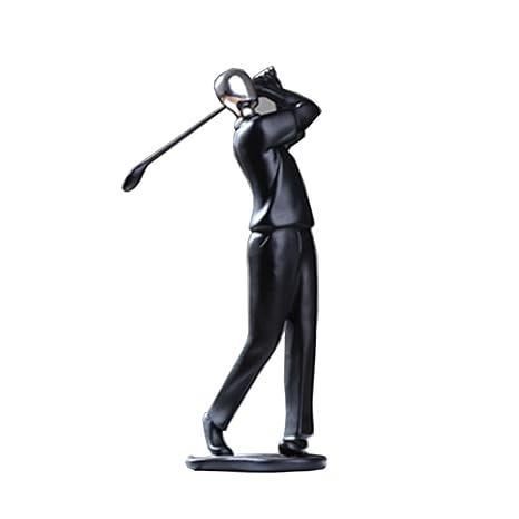 Amazon Com Deai Elegant Vintage Resin People Golf Carving