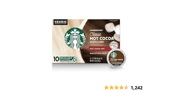 Starbucks Hot Cocoa K-Cup Coffee Pods 