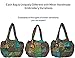 Tribe Azure Floral Embroidered Blue Shoulder Tote Bag Boho Gypsy Hippie Cotton Lightweight Roomy Spacious Colorful School Laptop Books Large Durable