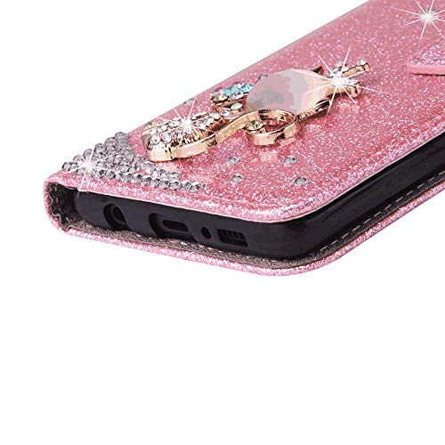 Flip Case for iPhone 7 Luxury Leather Wallet Cover with Viewing Stand and Card Slots Bussiness Phone Case with Free Waterproof-Case