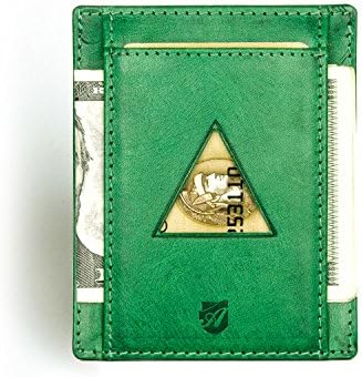 Front Pocket Wallet in Tuscany leather, RFID Minimalist Card Holder from Axess