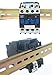 PZRT Heavy Duty 1.2mm Thickness Slotted DIN Rail,250mm 9.8